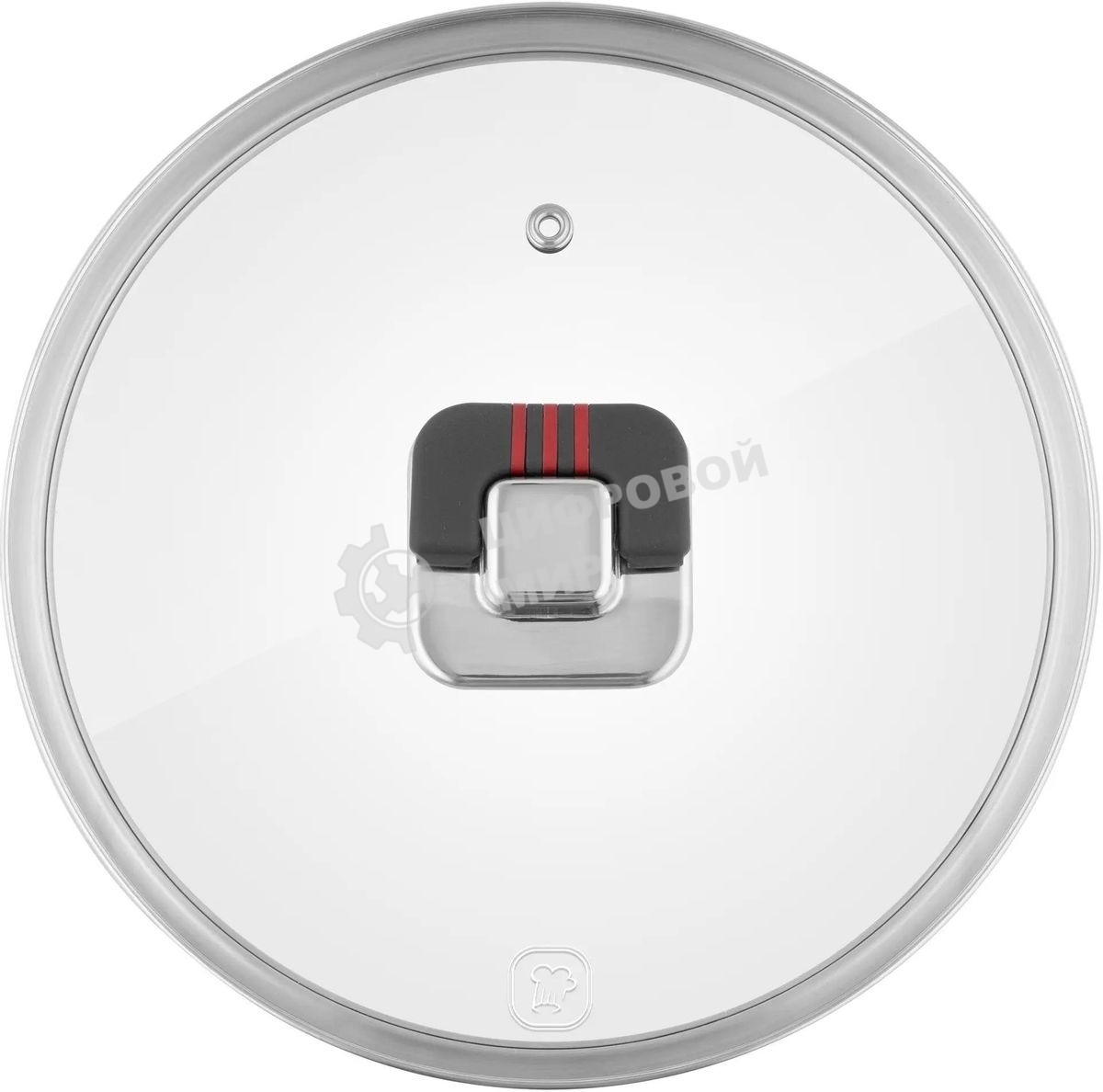 Крышка Rondell Stripes RDA-1619, 20 см, руч. серый