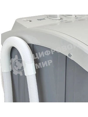 Стиральная машина Фея СМП 40 Н Серый, светло-серый, загрузка вертикальная 4 кг, 1320 об/мин, класс В