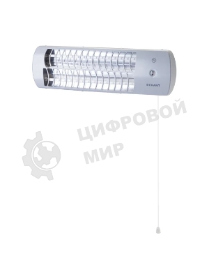 Обогреватель инфракрасный панельный Rexant серый, кварцевый, 1500 Вт, 20 м2, 3 режима обогрева