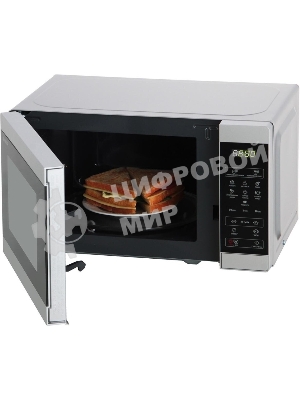 Микроволновая печь Sharp R-2800RSL серебристый, 20 л, 800 Вт, переключатели - сенсор