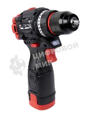 Дрель-шуруповерт Elitech CD 16L2, 16 В, 2 Ач, 55 Нм, бесщеточный