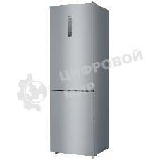Холодильник Haier CEF535ASD серебристый двухкамерный, 241/105л, морозилка снизу, No Frost
