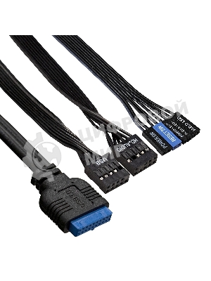 Компьютерный корпус Miditower ExeGate AA-442U2-AA400 (ATX, AA400 8 см, 1хUSB+2хUSB 3.0, аудио, черный)