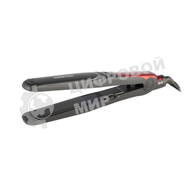 Выпрямитель для волос Centek CT-2008 черный/красный, 26 мм, 240 °C, 1 режим
