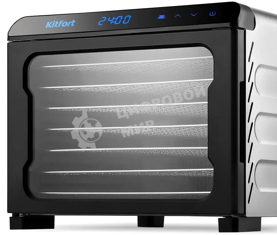 Сушка для фруктов и овощей Kitfort КТ-4931 21под. 650 Вт, нержавеющая сталь