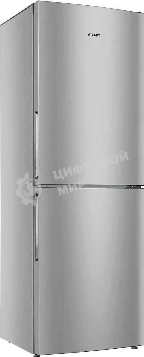 Холодильник Atlant ХМ-4619-181 серебристый двухкамерный 182/119л морозилка снизу