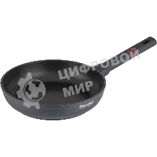 Сковорода Rondell Stripes RDA-1614 круглая 28 см покрытие: Xylan Plus ручка несъемная (без крышки) серый