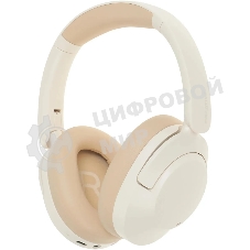 Беспроводные/проводные наушники Creative Zen Hybrid 2 бежевый, полноразмерные, Bluetooth + проводной, активное шумоподавление