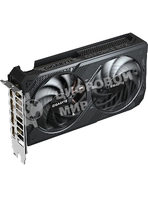 Видеокарта Gigabyte GeForce RTX 5060 Ti Windforce OC, NVIDIA RTX 5060 Ti, 8 ГБ GDDR7, 128 бит, PCI-e 5.0, 1xHDMI, 3xDP, 2587 МГц