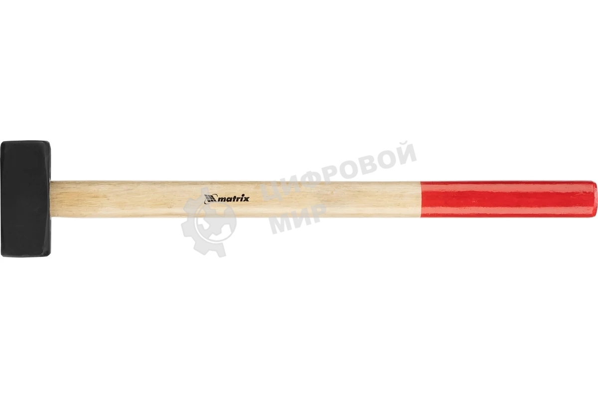 Кувалда Matrix 11029 3000 г, кованая головка, деревянная рукоятка 700 мм