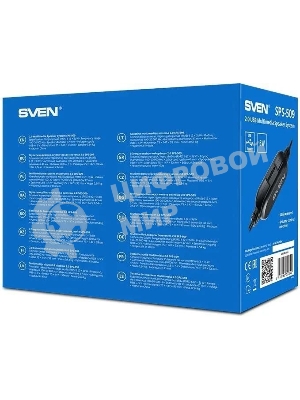 Акустическая система SVEN SPS-509 2.0 (2x3W, USB+БП) дерево, черный