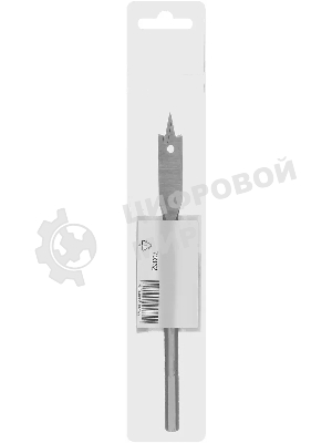 Сверло по дереву Сибртех перовое, 12 мм