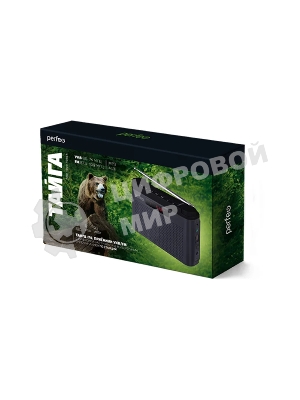 Радиоприемник цифровой PERFEO ТАЙГА FM+ 66-108МГц/ MP3/ встроенный аккум,USB/ серый (I70GR) PF_C4941