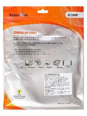 Кабель соединительный DP-DP 1.4V 8K@60Hz 1м, Telecom Pro TCG750-1M