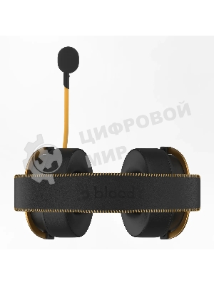 Гарнитура Bloody M595 Renegade чёрный, проводная, съёмный микрофон, подсветка