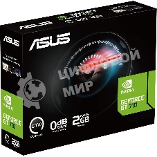 Видеокарта Asus PCI-E GT710-SL-2GD5-BRK-EVO NVIDIA GeForce GT 710 2Gb 64bit GDDR5 954/5012 DVIx1 HDMIx1 CRTx1 HDCP Ret low profile