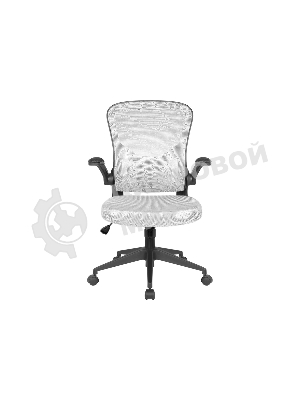 Кресло Defender AKVILON серый, экокожа