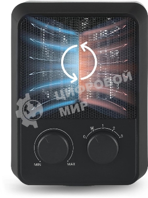 Тепловентилятор Beko Winter Range RHP 5320 B черный, 2000 Вт, 15 м2, термостат