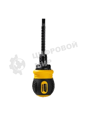 Двухсторонняя отвертка с трещеткой Deli DL626010 PH2+SL6x85мм 6/PH2x85мм. Материал биты: Cr-V. Общая длина: 95-140 мм. Диаметр хвостовика: 6,3 мм.