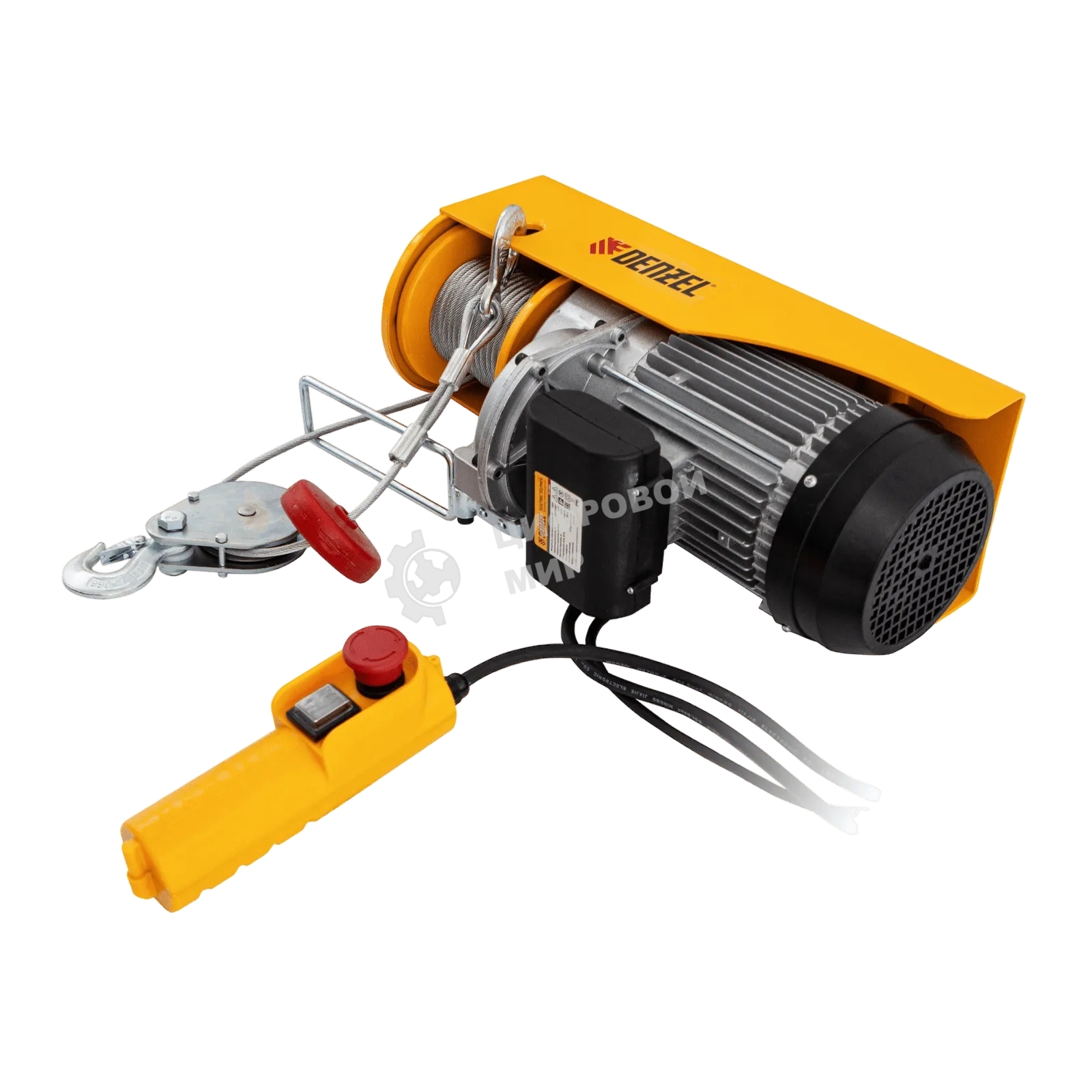 Тельфер электрический Denzel TF-1200, 1.2 т, 1800 Вт, высота 12 м, 8 м/мин