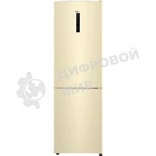 Холодильник Haier CEF536CCG бежевый двухкамерный 240/105 л морозилка снизу, No Frost
