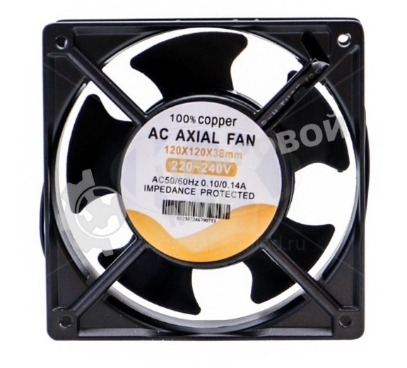 Вентилятор 120х120х38 220V (sleeve bearing)
