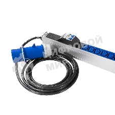 Блок силовых розеток Rem Rem-32, IEC 60320 С13 х 36, IEC 60320 С19 х 6, вход IEC 309, шнур 3 м, 1 863мм, однофазный 32А, автомат + индикатор, серый, 2