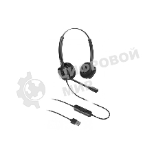 Гарнитура Fanvil HT302-U чёрный, проводная