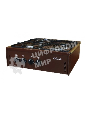 Плита настольная газовая ЛЫСЬВА ПГН 41М коричневый