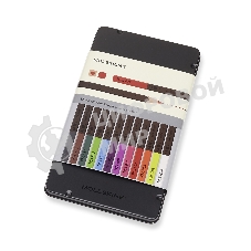 Карандаши цветные Moleskine WATERCOLOUR EW7P12COLA, акварельные, 12 цветов, металлическая коробка