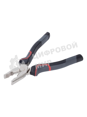 Комбинированные плоскогубцы Deli DL0004 180 мм, Cr-V, эксцентриковый шарнир, антикоррозийное покрытие, трехкомпонентная прорезиненная рукоять