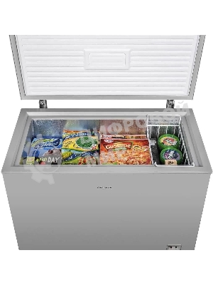 Морозильный ларь Maunfeld MFL200GR, серый, 200л