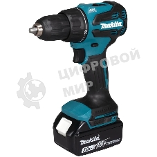 Дрель-шуруповерт Makita DHP490SF1J, 18 В, 3 Ач, 50 Нм,  бесщеточный, ударный