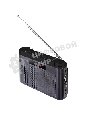 Радиоприемник цифровой PERFEO ТАЙГА FM+ 66-108МГц/ MP3/ встроенный аккум,USB/ серый (I70GR) PF_C4941