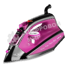 Утюг Centek CT-2355 фиолетовый, 2500 Вт, 45 г/мин, 160 г/мин, 270 мл