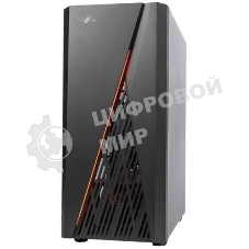 Компьютерный корпус ATX Eurocase A39 ARGb черный без БП закаленное стекло USB 3.0