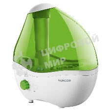Увлажнитель воздуха Sencor SHF 921GR зеленый/белый, 20 м², 2.2 л