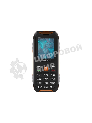 Мобильный телефон Maxvi T100 оранжевый