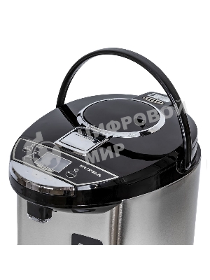 Термопот SUPRA TPS-7755 6 л, 850 Вт, серебристый с черным