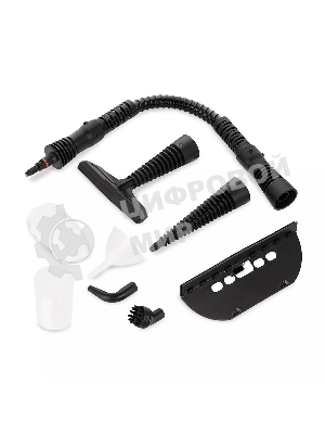 Пароочиститель ручной Kitfort КТ-9140-1 1050Вт черный/желтый