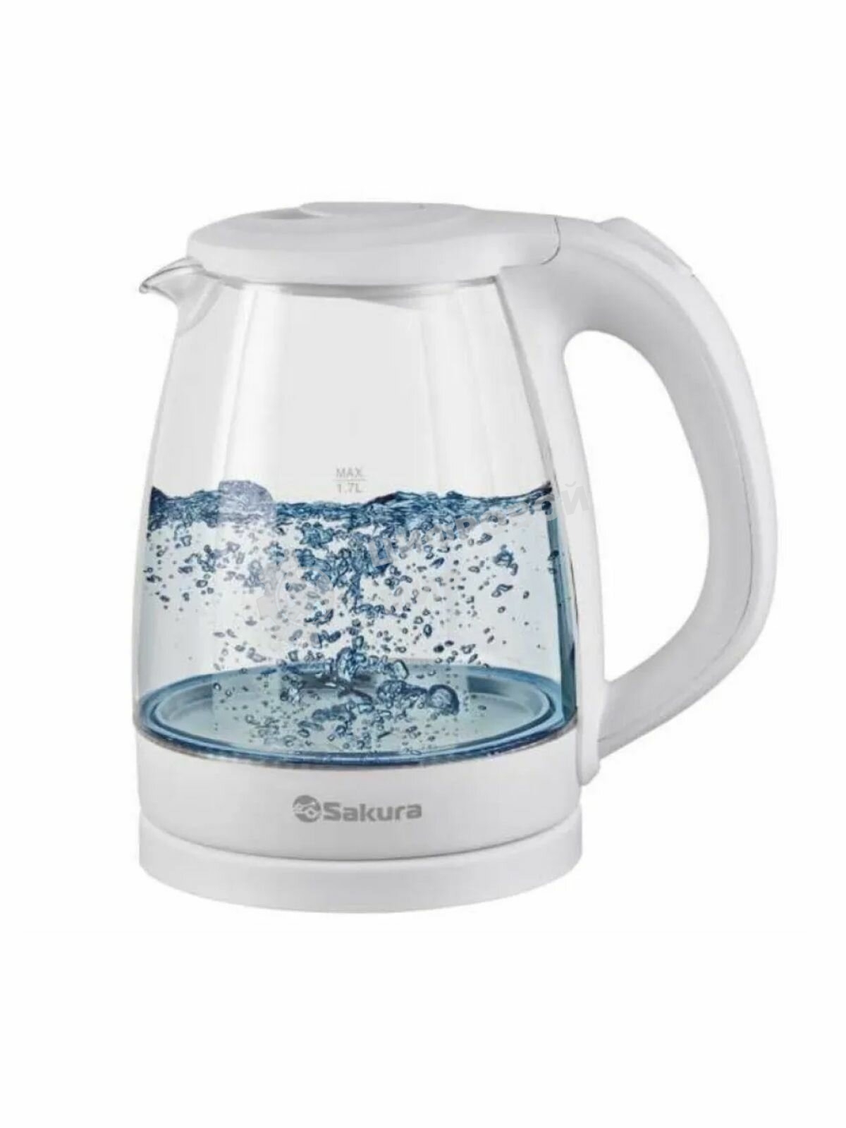 Чайник электрический Sakura SA-2733W белый, 1,7 л., 2200 Вт
