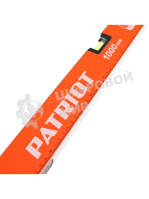Уровень PATRIOT LRP-1000, магнитный, алюминиевый фрезерованный, усиленный, 1000мм