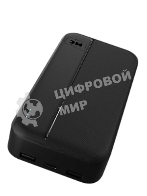 Портативный аккумулятор MORE CHOICE (4620202552914) PB25-20 20000mAh 2USB+Type-C+1micro USB 2.0A, черный