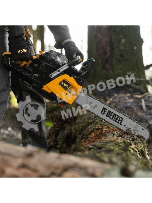 Пила цепная бензиновая Denzel DGS-5820, шина 50 см, 58см3, 4,1 л.с., шаг 0,325, паз 1,5 мм