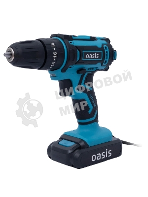 Дрель-шуруповерт Oasis ASU-18S, 18 В, 2 Ач, 40 Нм, щеточный, ударный
