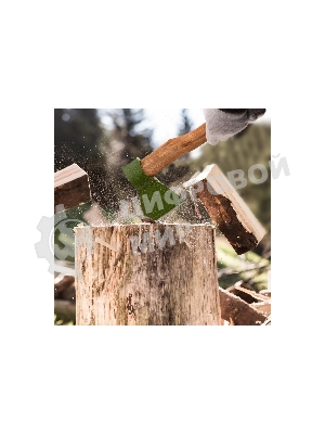 Топор кованный Сибртех, в сборе, 1200/1550 г, деревянное топорище, 500 мм, Б3