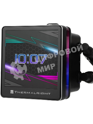 Водяное охлаждение для процессора Thermalright Grand Vision 360 (360mm, LED, Black, ARGB/Fans: 3x120mm, 80.45CFM, 29.4dBA, 2150RPM/Pump height 72.5mm, 6400RPM, Rad thickness 27mm/S: 1700, 1200, 1851, 115X, 2011, 2066, AM5, AM4)