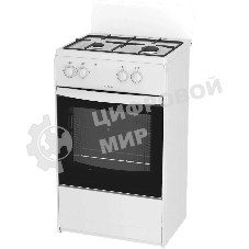 Плита комбинированная Darina S KM 521 300 W белый/черный, конфорок 2 шт, духовка 45 л, 50 см x 85 см x 45 см