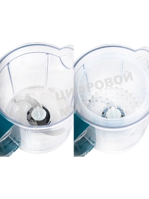 Блендер-пароварка Kitfort KT-2305 400Вт 230мл. белый/голубой