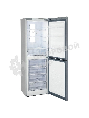 Холодильник Бирюса Б-M940NF металлик двухкамерный 210/130л морозилка снизу, No Frost